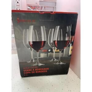Spiegelau & Nachtmann Crystal Glass Salute Transparent Set of 4 BRAND NEW